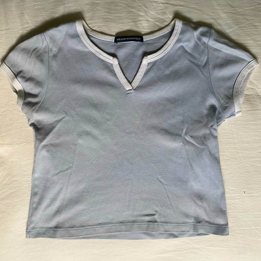 Brandy Melville top, one size, blue cutout tank